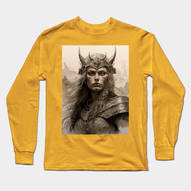 Valkyrie Long Sleeve T-Shirt by Creativetee's101